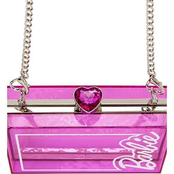 NWT Pink Classic Barbie Box Crossbody Bag - Picture 6 of 11